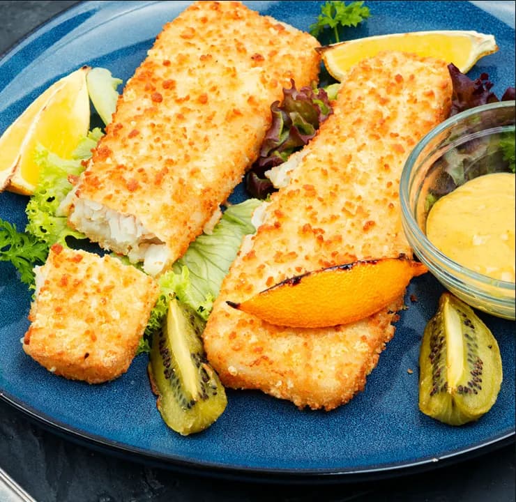 Panerad fiskfilé